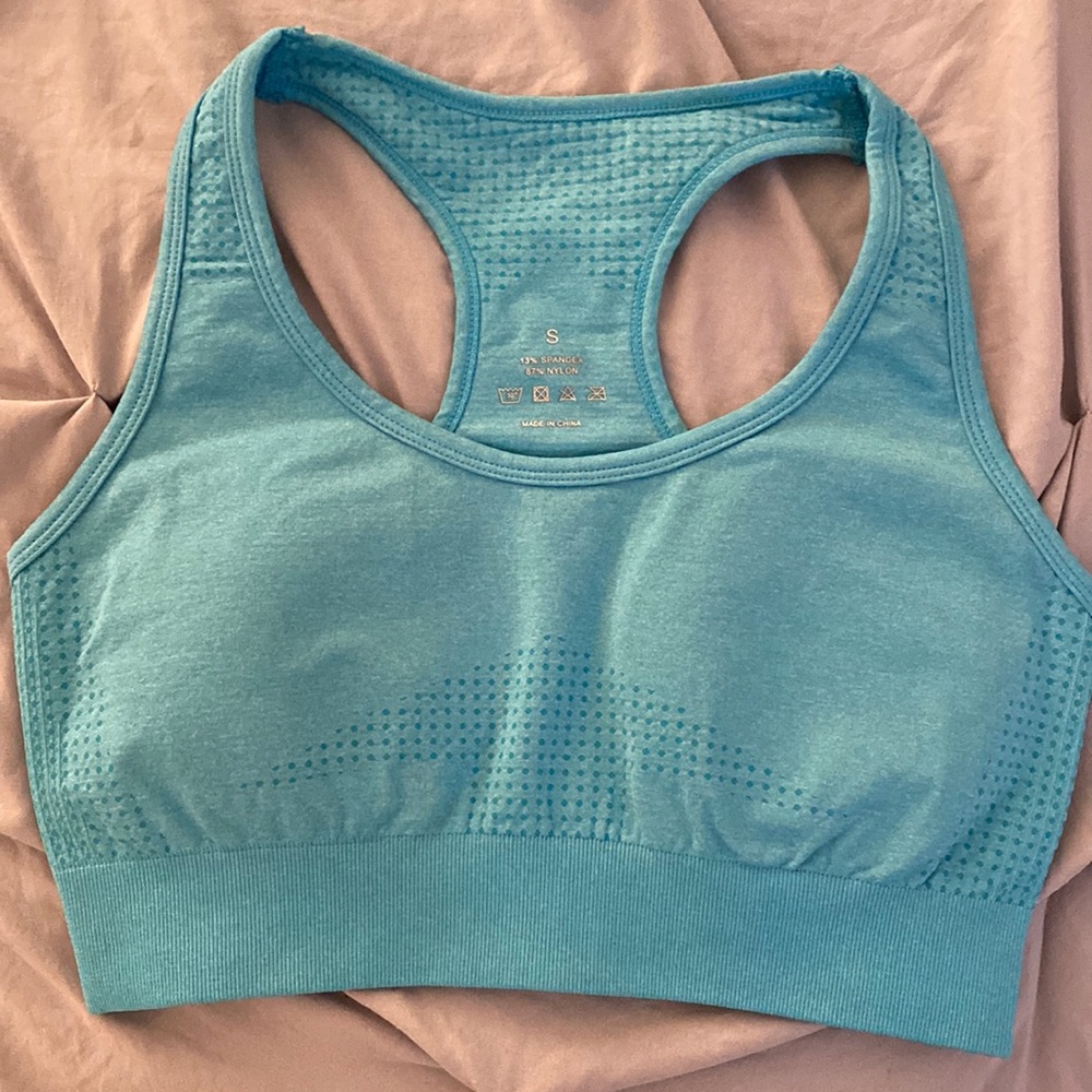 size small blue NVGTN bra